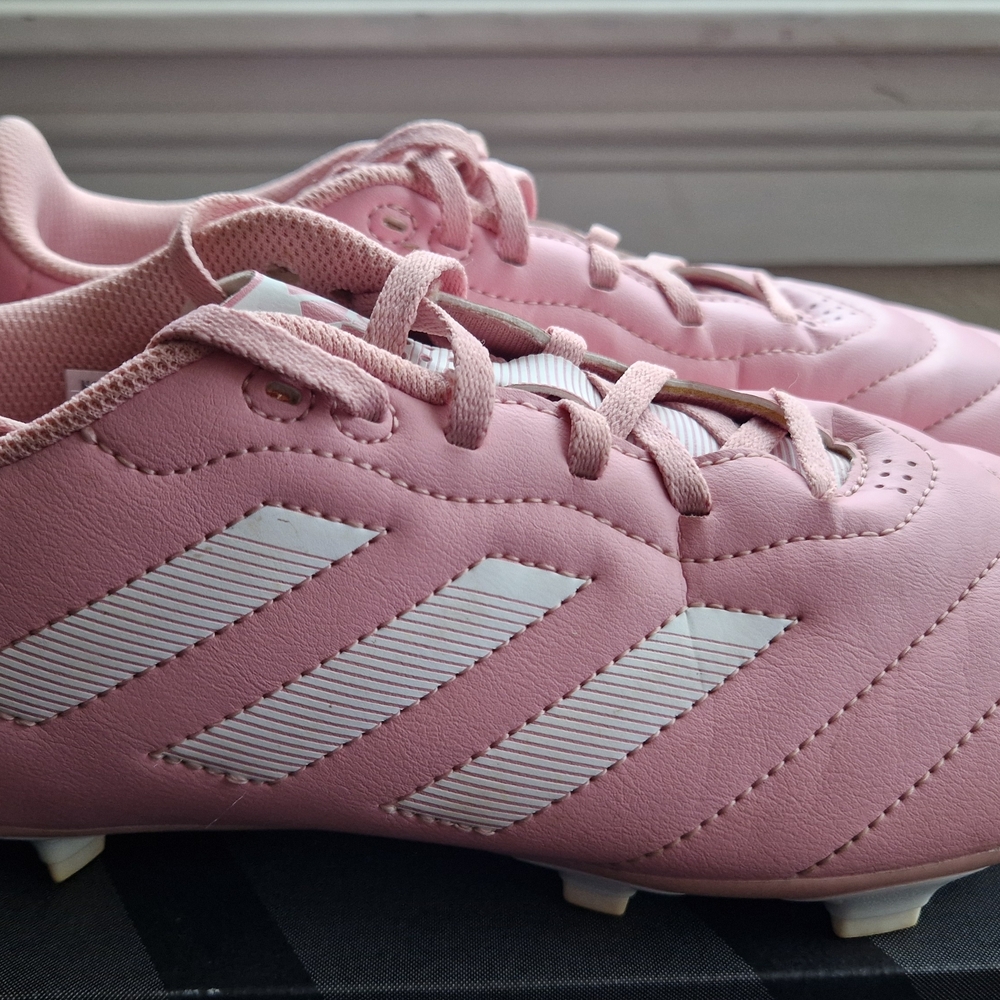 Adidas Women's Pink and White Athletic Shoes